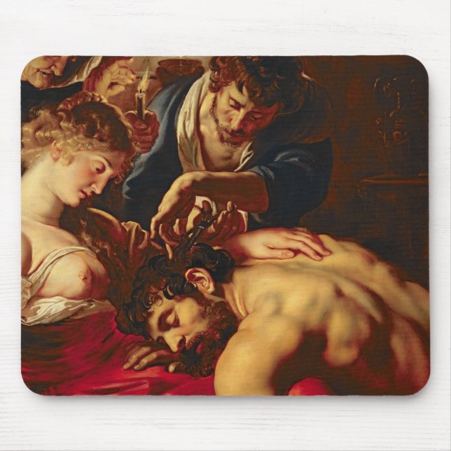 Samson and Delilah, c.1609 Mouse Pad (Front)