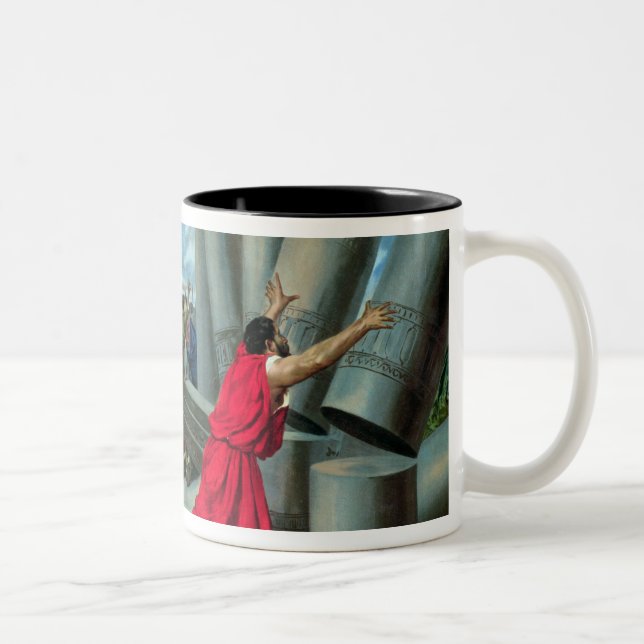 Samson and Delilah Two-Tone Coffee Mug (Right)