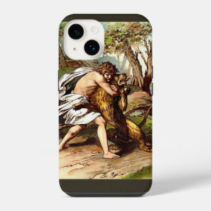 Samson And The Lion iPhone 14 Case