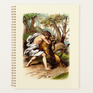 Samson And The Lion Planner