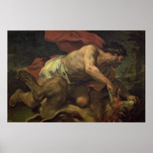 Samson and the Lion Poster