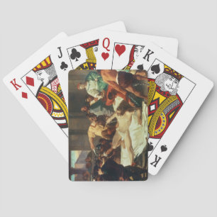 Samson betrayed by Delilah (oil on canvas) Playing Cards