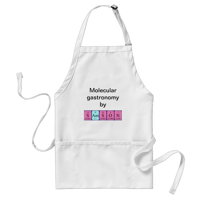 Samson periodic table name apron (Front)