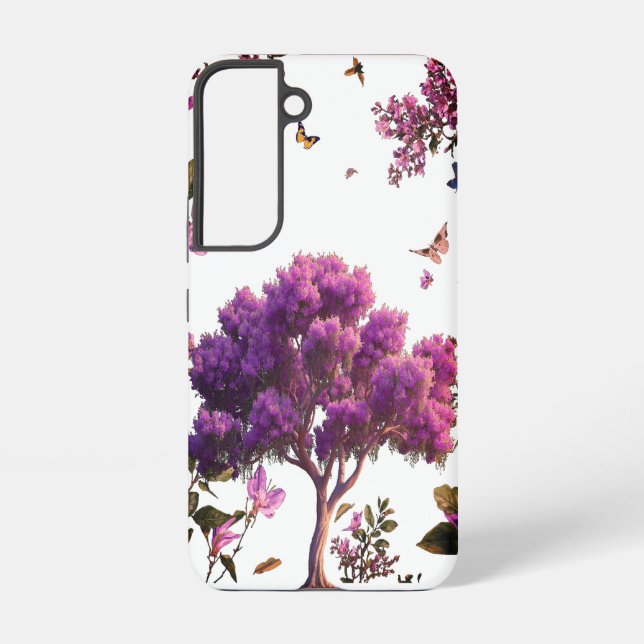 Samsung Butterfly Tree Case  Nature-Inspired Soft (Back)