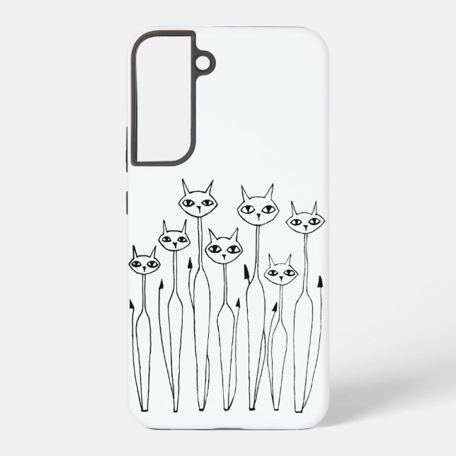 Samsung Case (Hand-drawn women 02) (Back)