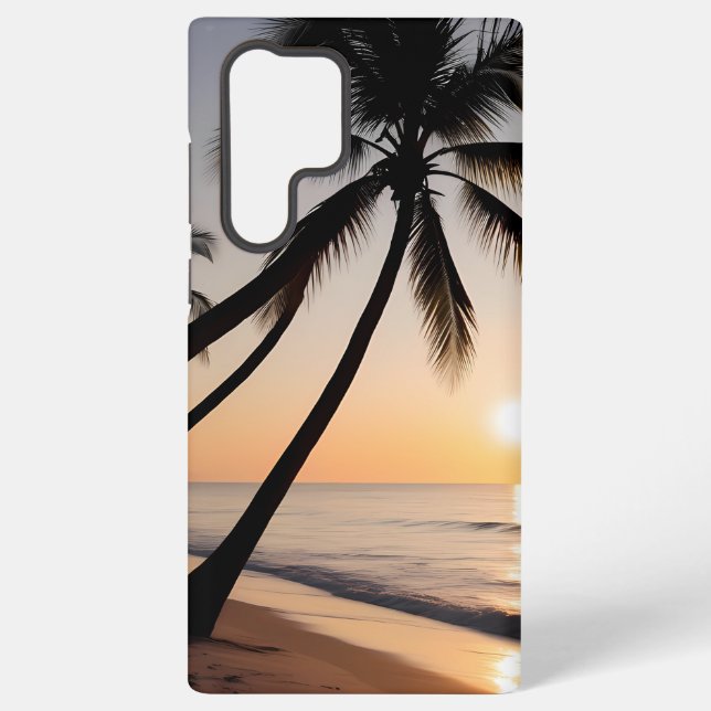 Samsung Case – Serene Coastal & Sunset Design (Back)