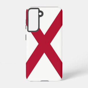 Samsung Galaxy S21 Case Flag of Alabama, U.S.A.