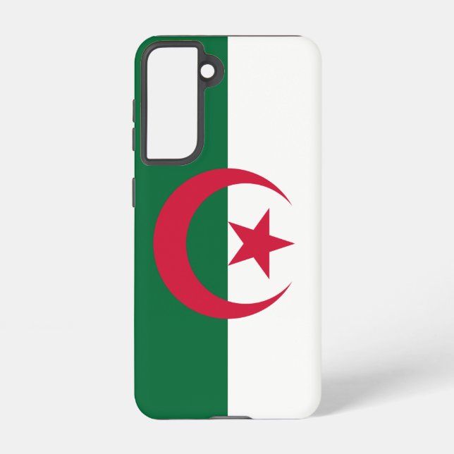 Samsung Galaxy S21 Case Flag of Algeria (Back)