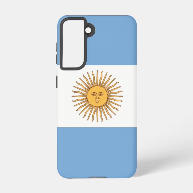 Samsung Galaxy S21 Case Flag of Argentina (Back)
