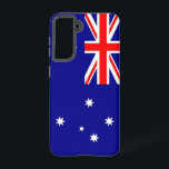 Samsung Galaxy S21 Case Flag of Australia<br><div class="desc">Transform your Samsung Galaxy S21 with our exclusive phone cover featuring the flag of Australia! Crafted with meticulous attention to detail, this phone cover proudly showcases the iconic design of the Australian flag. The flag features a blue field with the Union Jack in the canton (upper hoist quarter), a large...</div>