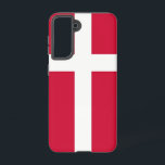Samsung Galaxy S21 Case Flag of Denmark<br><div class="desc">Enhance your Samsung Galaxy S21 with our exclusive phone cover featuring the flag of Denmark! Crafted with meticulous attention to detail, this phone cover proudly showcases the iconic design of the Danish flag, featuring a red background with a white Scandinavian cross. Symbolising Denmark's rich history, cultural heritage, and national pride,...</div>