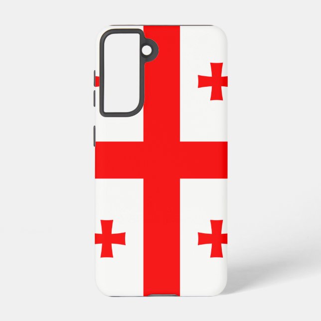 Samsung Galaxy S21 Case Flag of Georgia (Back)