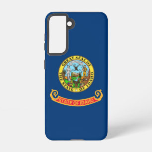 Samsung Galaxy S21 Case Flag of Idaho, U.S.A.