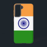 Samsung Galaxy S21 Case Flag of India<br><div class="desc">Add a touch of Indian pride to your Samsung Galaxy S21 with our exclusive cover featuring the flag of India! Crafted with meticulous attention to detail, this cover celebrates Indian heritage and cultural richness. The design proudly showcases the iconic tricolor pattern of saffron, white, and green, with the Ashoka Chakra...</div>