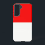 Samsung Galaxy S21 Case Flag of Indonesia<br><div class="desc">Add a touch of Indonesian pride to your everyday tech with our exclusive Samsung Galaxy S21 case featuring the flag of Indonesia! Crafted with meticulous attention to detail, this phone case is more than just protection—it’s a celebration of Indonesia’s heritage and cultural pride. The vibrant design prominently displays the iconic...</div>