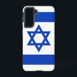 Samsung Galaxy S21 Case Flag of Israel<br><div class="desc">Add a touch of Israeli pride to your Samsung Galaxy S21 with our exclusive cover featuring the flag of Israel! Crafted with meticulous attention to detail, this cover is more than just a protective accessory; it's a celebration of Israeli heritage and cultural richness. The design proudly showcases the iconic blue...</div>