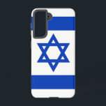 Samsung Galaxy S21 Case Flag of Israel<br><div class="desc">Add a touch of Israeli pride to your Samsung Galaxy S21 with our exclusive cover featuring the flag of Israel! Crafted with meticulous attention to detail, this cover is more than just a protective accessory; it's a celebration of Israeli heritage and cultural richness. The design proudly showcases the iconic blue...</div>