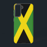 Samsung Galaxy S21 Case Flag of Jamaica<br><div class="desc">Add a vibrant touch of Jamaican pride to your Samsung Galaxy S21 with our exclusive cover featuring the flag of Jamaica! Crafted with meticulous attention to detail, this cover is more than just a protective accessory; it's a celebration of Jamaican culture and heritage. The bold design proudly showcases the iconic...</div>