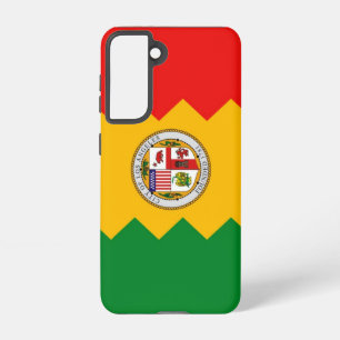 Samsung Galaxy S21 Case Flag of Los Angeles