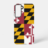 Samsung Galaxy S21 Case Flag of Maryland, U.S.A.