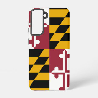 Samsung Galaxy S21 Case Flag of Maryland, U.S.A.