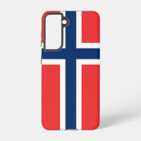 Samsung Galaxy S21 Case Flag of Norway