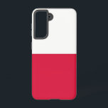 Samsung Galaxy S21 Case Flag of Poland<br><div class="desc">Transform your Samsung Galaxy S21 into a celebration of Polish heritage with our exclusive cover featuring the flag of Poland! Crafted with precision and pride, this phone cover boldly showcases the iconic colours and emblem of the Polish flag, symbolising the nation's rich history and cultural identity. Whether you're attending cultural...</div>