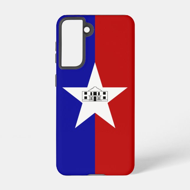 Samsung Galaxy S21 Case Flag of San Antonio (Back)