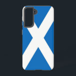 Samsung Galaxy S21 Case Flag of Scotland<br><div class="desc">Introducing our Samsung Galaxy S21 case featuring the flag of Scotland, designed to combine excellent protection with a touch of Scottish pride! Crafted with meticulous attention to detail, this case honours Scotland's rich cultural heritage. The design prominently features the iconic blue background with the white Saint Andrew's cross, symbolising the...</div>
