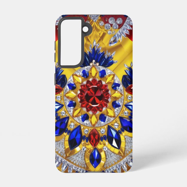 Samsung Galaxy S21 Case Romanian Colours (Back)