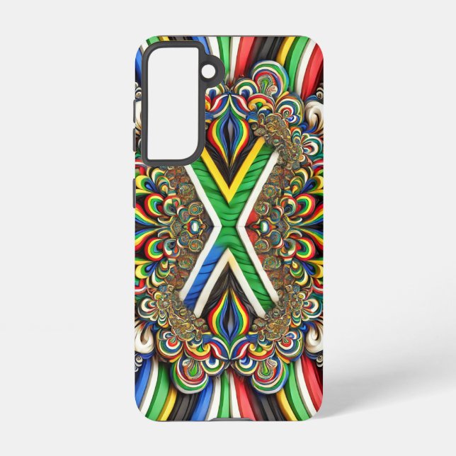 Samsung Galaxy S21 Case South African Colours (Back)