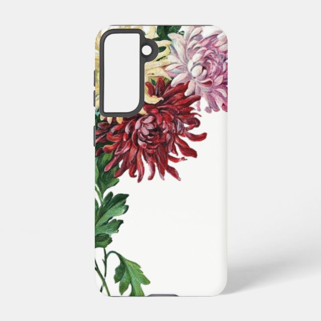 SAMSUNG GALAXY S21 Phone Case FLOWER DESIGN STYLE  (Back)