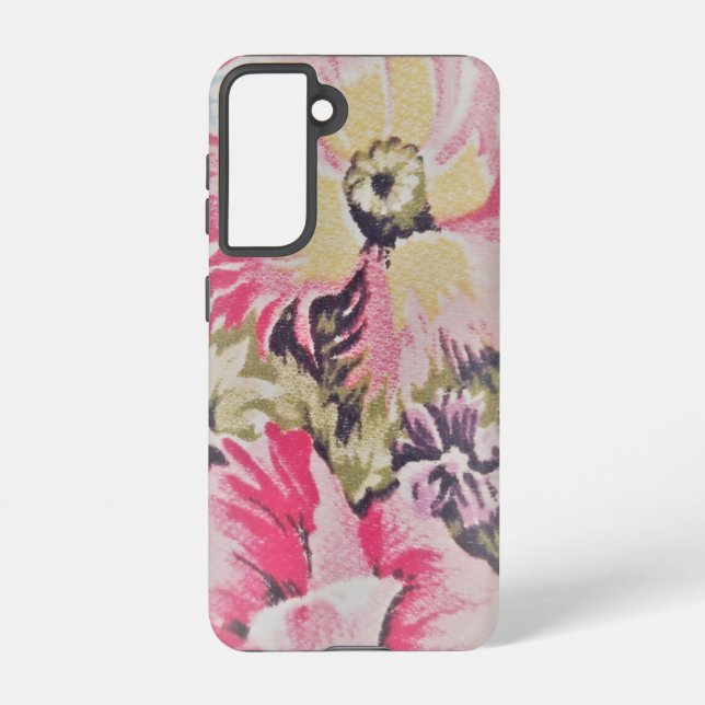 SAMSUNG GALAXY S21  Phone Case FLOWER STYLE DESIGN (Back)