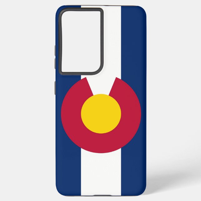 Samsung Galaxy S21 Plus Case Flag of Colorado (Back)