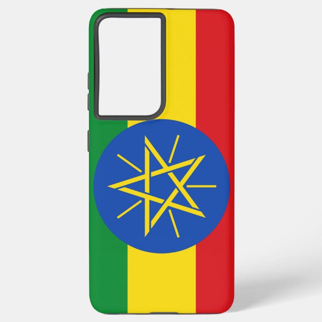 Samsung Galaxy S21 Plus Case flag of Ethiopia (Back)