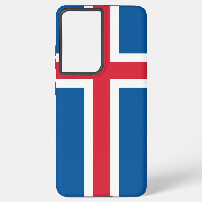 Samsung Galaxy S21 Plus Case flag of Iceland (Back)