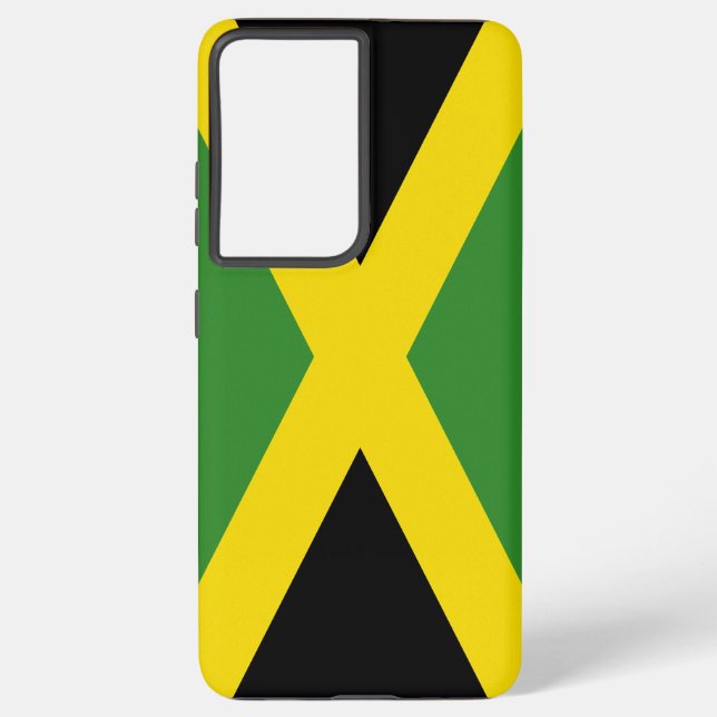 Samsung Galaxy S21 Plus Case flag of Jamaica (Back)