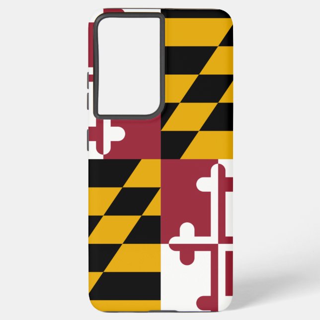 Samsung Galaxy S21 Plus Case Flag of Maryland (Back)