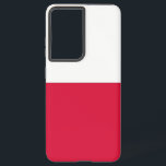 Samsung Galaxy S21 Plus Case flag of Poland<br><div class="desc">Enhance your Samsung Galaxy S21 Plus with our exclusive cover featuring the flag of Poland! Crafted with precision and pride, this phone cover boldly showcases the iconic colours and emblem of the Polish flag, symbolising the nation's rich history and cultural identity. Whether you're attending cultural events, commemorating special occasions, or...</div>