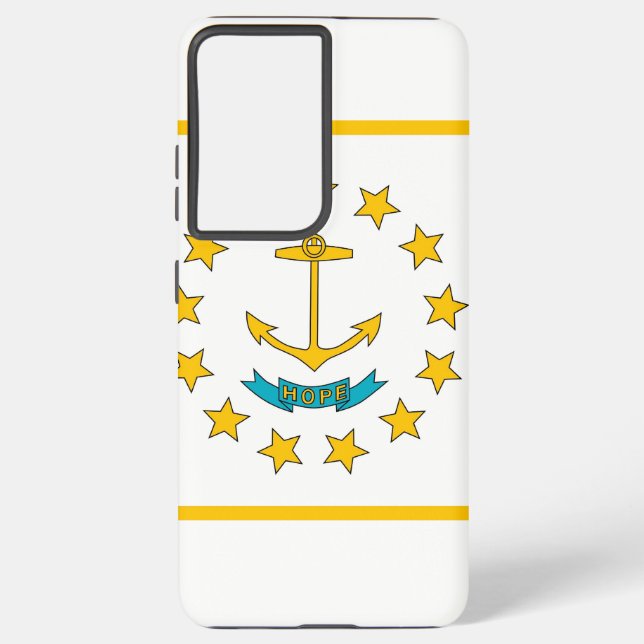Samsung Galaxy S21 Plus Case Flag of Rhode Island (Back)