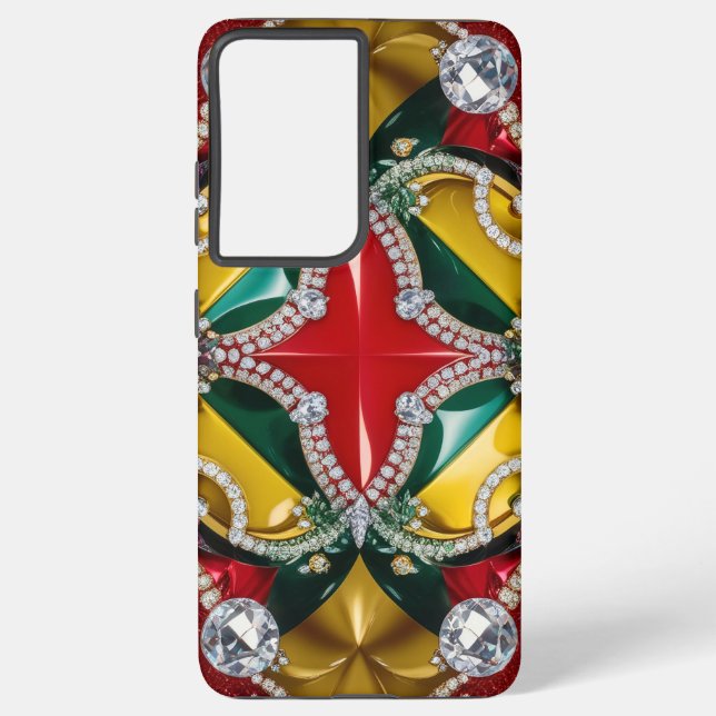 Samsung Galaxy S21 Plus Case Los Angeles Colours (Back)