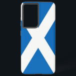 Samsung Galaxy S21 Plus Case Scotland flag<br><div class="desc">Introducing our Samsung Galaxy S21 Plus case featuring the flag of Scotland, designed to combine excellent protection with a celebration of Scottish pride! Crafted with meticulous attention to detail, this case honours Scotland's rich cultural heritage. The design prominently features the iconic blue background with the white Saint Andrew's cross, symbolising...</div>