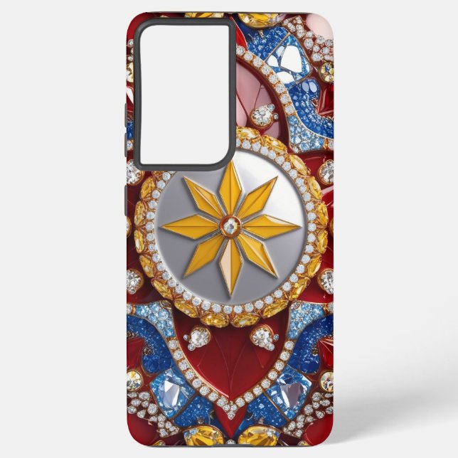 Samsung Galaxy S21 Ultra Case Bahamas Colours (Back)