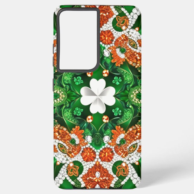 Samsung Galaxy S21 Ultra Case Irish Colours (Back)