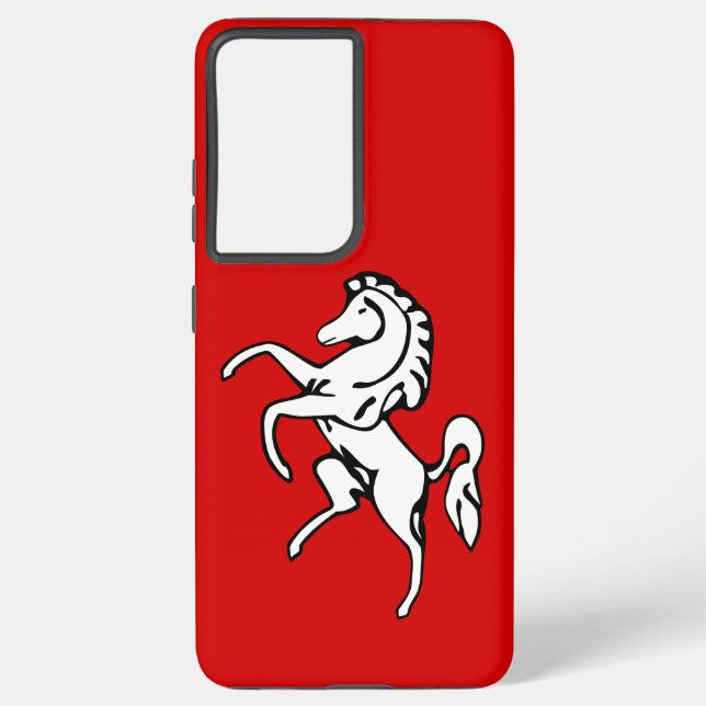 Samsung Galaxy S21 Ultra Case, Kent County flag Case (Back)