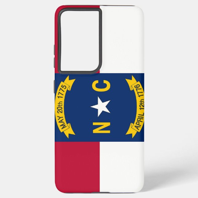 Samsung Galaxy S21 Ultra Case North Carolina flag (Back)