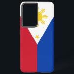 Samsung Galaxy S21 Ultra Case  Philippines flag<br><div class="desc">Show your Filipino pride while keeping your device safe with this Samsung Galaxy S21 Ultra case featuring the striking flag of the Philippines! This thoughtfully designed phone case blends national pride with practical protection. Displaying the iconic Philippine flag with its radiant sun, three golden stars, and bold red, blue, and...</div>