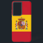 Samsung Galaxy S21 Ultra Case Spain flag<br><div class="desc">Introducing our Samsung Galaxy S21 Ultra cover featuring the flag of Spain, designed to blend protection with a celebration of Spanish heritage. Crafted with meticulous attention to detail, this cover proudly displays the bold red and yellow stripes of the Spanish flag, symbolising the nation's history, culture, and unity. Whether you're...</div>