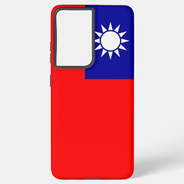 Samsung Galaxy S21 Ultra Case Taiwan flag (Back)