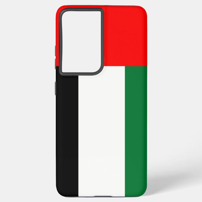 Samsung Galaxy S21 Ultra Case U A E flag (Back)